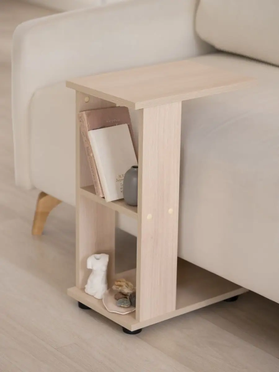 Furnı Home Yatak Başı İçin Nottapaçalı Komodin 162405789 Açık Renk Shaniği Meşesi