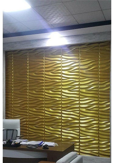 3 Boyutlu Boyanabilir Pvc Duvar Paneli Modern 50-50 Cm 4 Adet-1 Metrekare