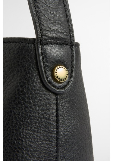 Barbour Cedar Deri Bucket Çanta Bk11 Black Siyah