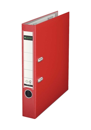 Leitz Büro Arşiv Klasörü Dar L-1015 Kırmızı