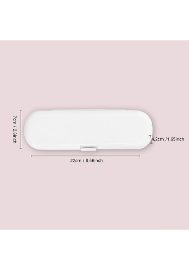 Geeroyoo Seyahat Elektrikli Diş Fırçası Kutusu, Pp Malzeme, Evrensel Uyumlu, Temiz Ve Düzenli Saklama, Pembe Diğer