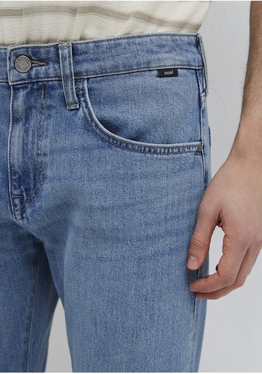 Mavi - Jake Premium Blue Puslu Açık Mavi Jean Pantolon 0042283030