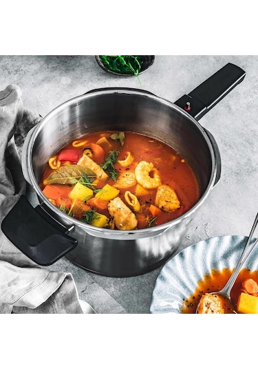 Fissler Vitaquick Black Düdüklü Tencere 6 LT