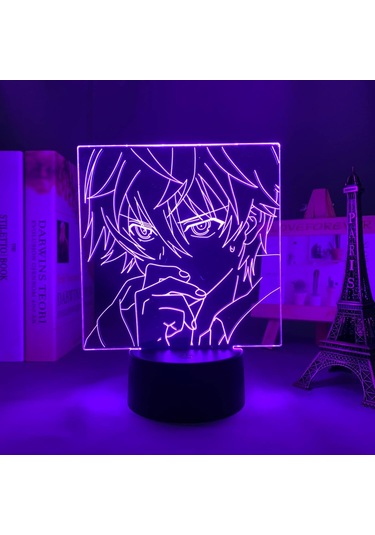 Wj Anime Future Diary Aru Akise Led Lamba Çocuk Odası Dekorasyonu Gece Lambası Doğum Günü Hediyesi Oda Dekoru Masa 3d Lambası Manga Çok Renkli