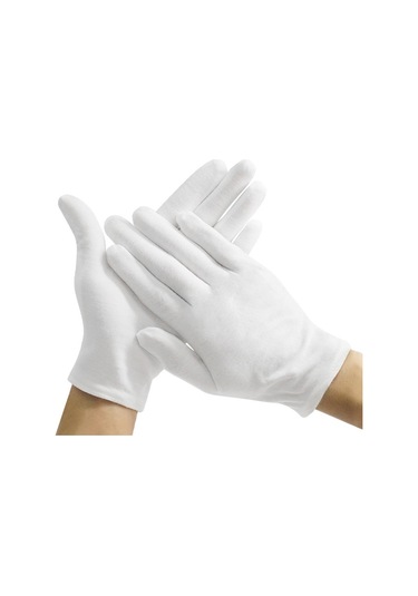 Sones 12 Çift Saf Pamuklu İş Eldiveni, Orta Kalınlıkta Beden: Xl