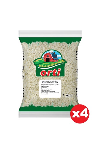 Orti Osmancık Pirinç 1 Kg x 4 adet