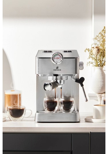 Karaca Coffee ART 1101 20 Bar Süt Köpürtücülü Espresso Makinesi 1.5 L