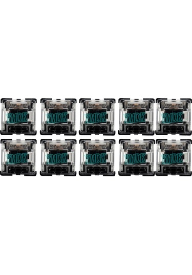 Sones 10 Adet Gateron G Şaft Siyah Alt Şeffaf Şaft Kapağı Eksen Anahtarı, Stil: G5 Ayak Siyah Şaft