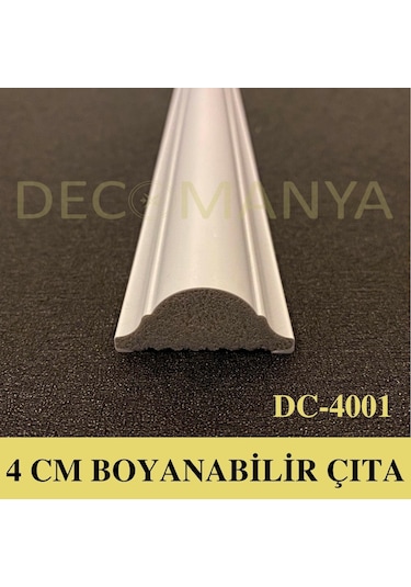 Decomanya Boyanabilir Duvar Çıtası Poliüretan Çıta Polimer Çıta