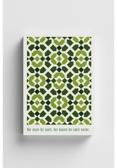 Her Duanın Bir Vakti Vardır İslami Defter Ayet-hadisli Çok Renkli
