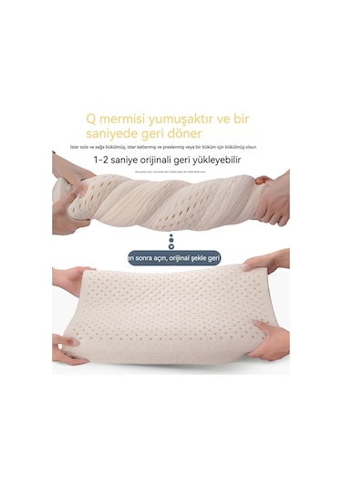 Airron Eternal LuckDoğal Lateks Yastık Servikal Omurga Yastığı