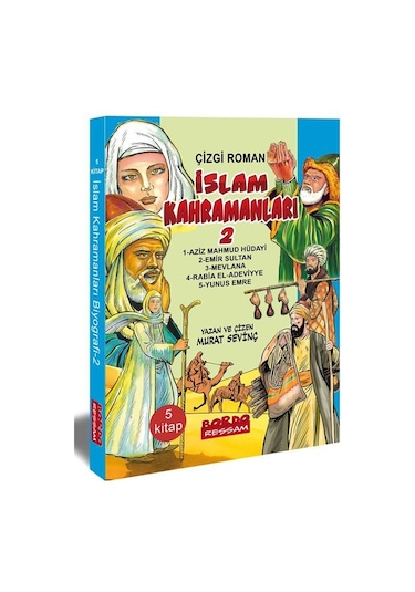 İslam Kahramanları 2 Çizgi Roman 5 Kitap Set / Murat Sevinç