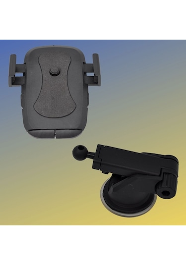 360 Derece Dönen Torpido Üstü Uzunluk Ayarlamalı Vantuzlu Telesko Çok Renkli