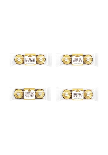 Ferrero Rocher T3 Fındıklı Çikolata 4 x 37.5 G