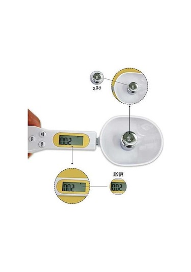 Dancemonkey Elektronik Kaşık Ölçeği Ev Terazi 500 Gr/0,1 Açık Yeşil, Pratik Tasarım Açık Yeşil