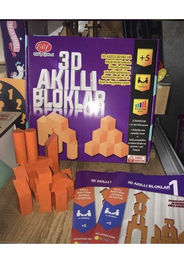 3D Akıllı Bloklar Zeka Oyunu - Blok Denge Oyunu - Eğitici Yapboz