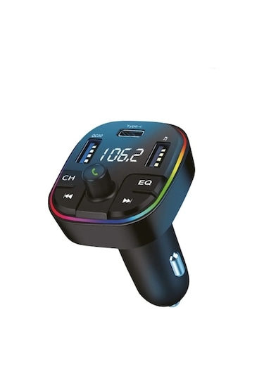 Şarj Özellikli Dijital Göstergeli Bluetooth Fm Transmitter