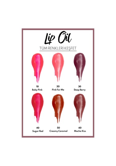 Note Cosmetics Lip Oil Nemlendirici Ve Parlatıcı Dudak Bakım Yag I - 30 Deep Berry - Mor Berry