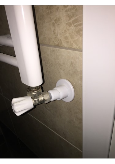 Boru Gizleme Havlupan Ayarlı Beyaz