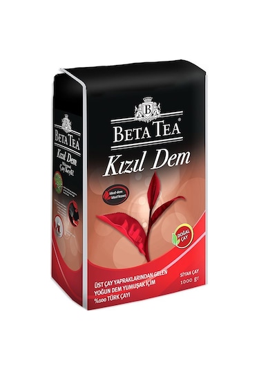 Beta Tea Kızıl Dem Siyah Dökme Çay 6 x 1 KG