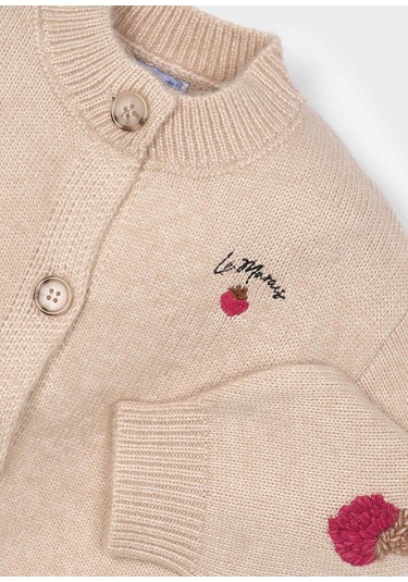 Mayoral Kız Çocuk Triko Hırka Bej