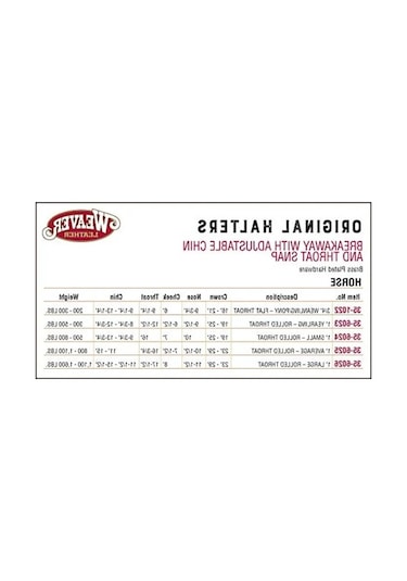 Weaver Deri Abtruennigen Ayarlanabilir Çene Ve Boyun Snap Yular Average Horse