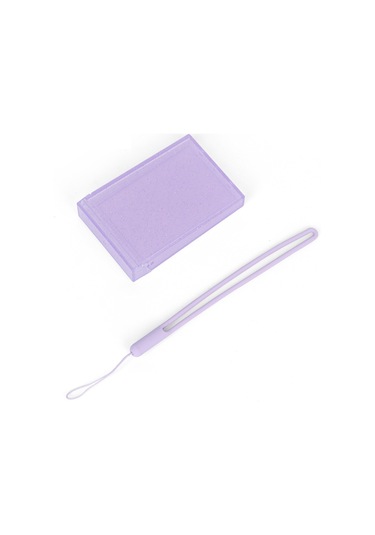 Sones 3 İnç Dondurma Parıltılı Fotoğraf Kutusu Ünlü Fotoğraf Kartı Saklama Kutusu Polaroidler İçin, Renk: Mor