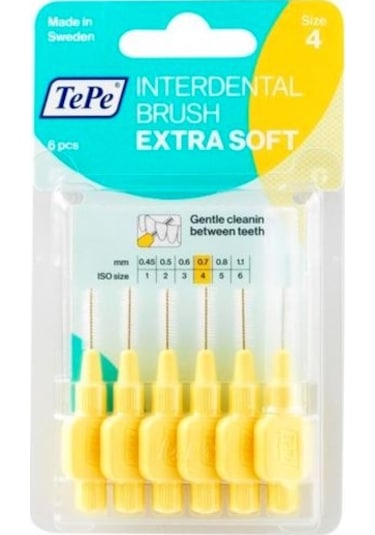 Tepe Blister X Soft Arayüz Fırçası 6'lı 0.7 MM