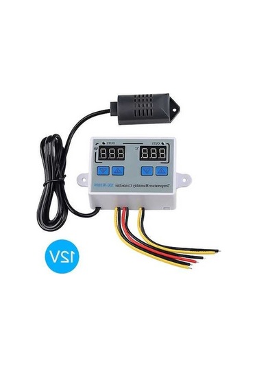 Pazly Reedark Akıllı Dijital Nem Sıcaklık Kontrol Cihazı - 12v Dc, Seralar Kuluçka İçin