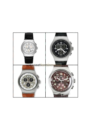 Swatch Yos Model 24mm Siyah Silikon Saat Kordonu