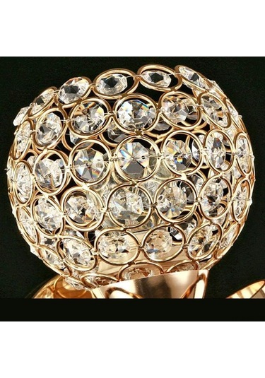Fortunelane Altın Kristal Duvar Lambası - Yatak/aile/aşçı Odası, E27 Metal-kristal, Gümüşlü, Kaynak Hariç Gümüş