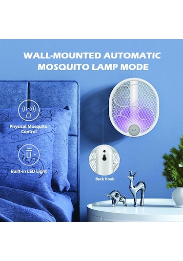 Rowenger WDD-956 USB Şarjlı Işıklı Elektrikli Sivrisinek Öldürücü