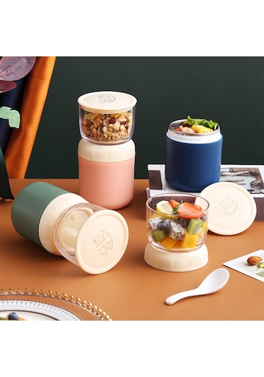 Suntek Öğle Yemeği Kutusu Kabı Yoğurt Kabı Gıda
