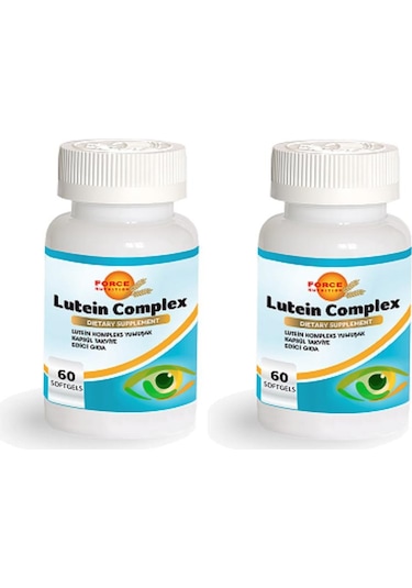 Force Nutrition Lutein Complex 60 Softgel-Yumuşak Kapsül 2 Kutu