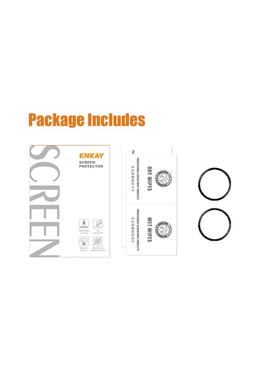 Garmin Venu 3s İçin 2 Adet Enkay 3d Tam Kapsama Yumuşak Pc Kenar Pmma Hd Ekran Koruyucu Film