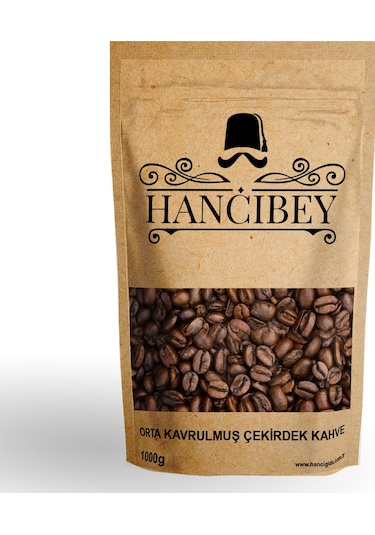 Hancıbey Orta Kavrulmuş Çekirdek Kahve 1 KG