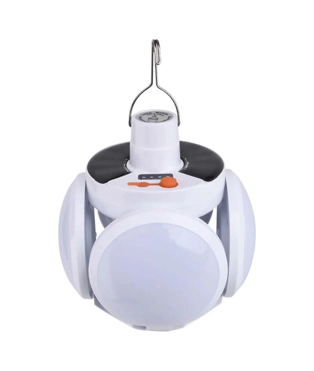 Sge Teknoloji Güneş Enerjili Solar 5 Taraflı Katlanabilir Bahçe Aydınlatma Lamba Işık Beyaz