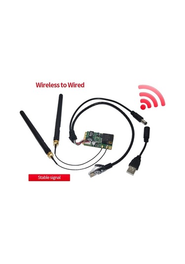 Didadodo 300mbps Çift Antenli Wifi Modül - Router/köprü/repeater Modları İle Sinyal Güçlendirici, Yüksek Kapasiteli