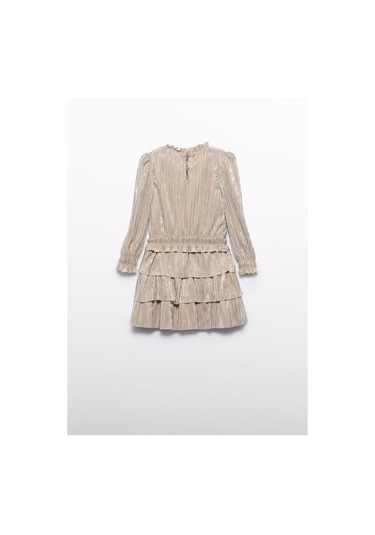 Mayoral Abel&lula Kız Çocuk Pileli Etekk Takım Bej