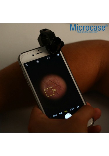 90x Mini Cep Telefonu İçin Vantuzlu Uv Ledli Mikroskop - Al2433