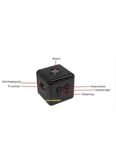 Mini Wifi Güvenlik Kamera Uzaktan İzleme-ses Dinleme-hafıza