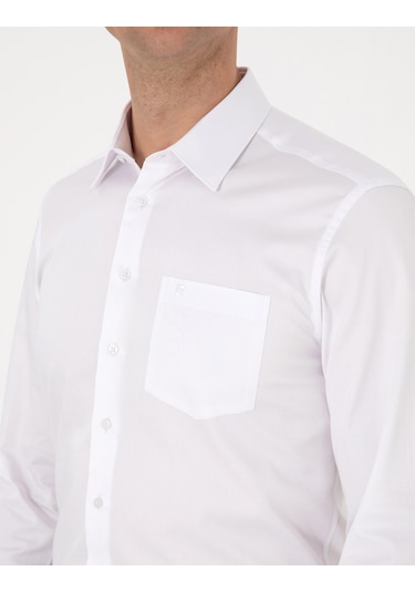 Pierre Cardin Erkek Beyaz Gömlek Basic 50313177-vr013 Beyaz