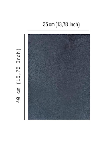 Seplyhome Doğal Bazalt Mangal Ve Barbekü Taşı, Pizza,fırın Taşı, Ekmek, 35 40 Cm Doğal Bazalt Pişirme Taşı