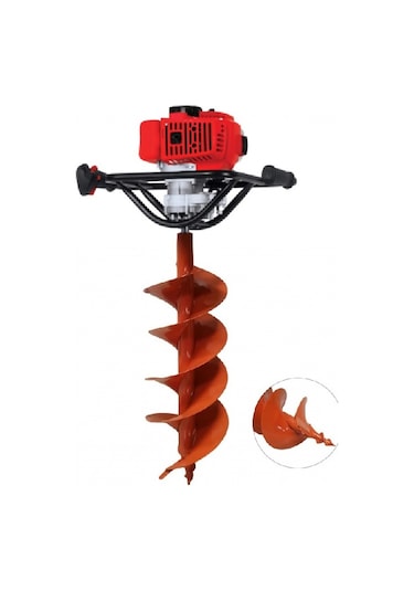 Secho DX5500 Çift Helezonlu Toprak Burgu Makinesi 200 MM