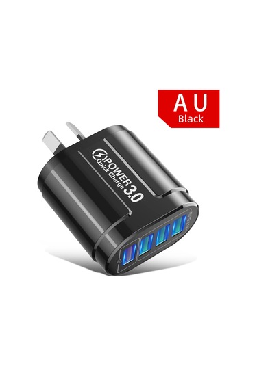 Lovebay Hızlı Şarj 3.1a 4 Port Usb Duvar Adaptörü Qc 3.0 Au Tak Samsung Uyumlu Xiaomi Krdistribütör Garantili