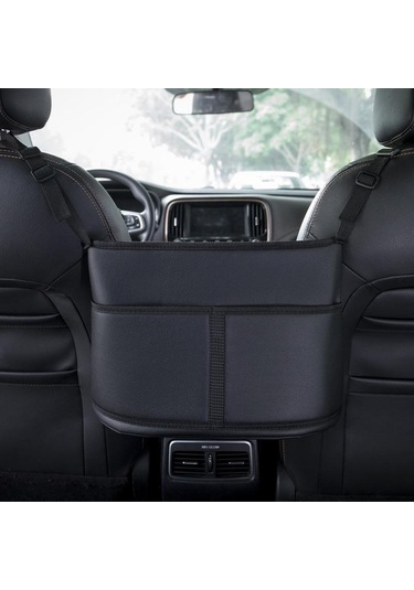 Araba Koltuğu Arka Organizatör Pu Deri Ped Çanta Araba Depolama Organizatör Katlanabilir Doku Sak Oto Oto İç Aksesuar Dğ. 54162008