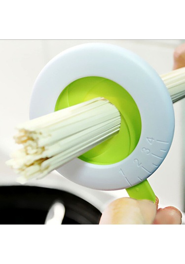 Xindoker İçin Ayarlanabilir 1-4 Kişilik Pasta Miktar Ölçer, Çeşitli Makaron Ve Erişte Miktarını Doğru Hesaplar, Pratik Mutfak Gereci Yeşil