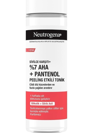Neutrogena Sivilce Karşıtı Peeling Etkili Tonik 125 ML