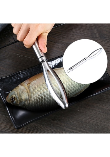 Cbtx Paslanmaz Çelik Balık Pulu Planya Ev El Balık Pulu Sökücü