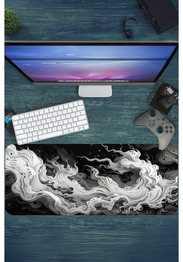 Gaming Oyuncu Xl Mouse Pad Kaydırmaz Dikişli 80 30 Cm Mousepad 57